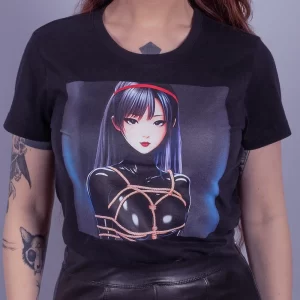 T-shirt Latex Bondage detail